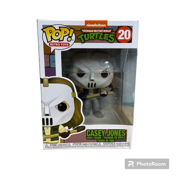 Funko Pop Retro Toys Nickelodeon Teenage Mutant Ninja Turtles Casey Jones #20 - Picture 1 of 7
